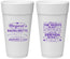 Personalized Bachelorette 24 oz Foam Cups - Nights Remember | 60034