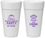 Personalized Bachelorette 24 oz Foam Cups - Keep Calm Drink On | 60036