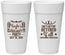 Personalized Bachelorette 24 oz Foam Cups - Getting Hitched Yall | 60047
