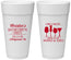 Personalized Bachelorette 24 oz Foam Cups - Girls Night | 60054