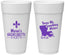 Personalized Bachelorette 24 oz Foam Cups - Mardi Gras | 60056
