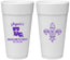 Personalized Bachelorette 24 oz Foam Cups - Mardi Gras | 60062