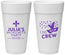 Personalized Bachelorette 24 oz Foam Cups - Mardi Gras I Do Crew | 60063