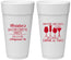 Personalized Bachelorette 24 oz Foam Cups - Before She Says I Do | 60064