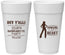 Personalized Bachelorette 24 oz Foam Cups - Cowgirl At Heart | 60079