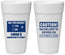 Personalized Bachelorette 24 oz Foam Cups - Caution | 60082