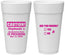Personalized Bachelorette 24 oz Foam Cups - Drunk Yes Or No | 60083