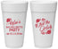 Personalized Bachelorette 24 oz Foam Cups - Just The Girls | 60089