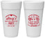 Personalized Bachelorette 24 oz Foam Cups - Last Ride Before Bride | 60093