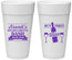 Personalized Bachelorette 24 oz Foam Cups - Wine | 60099