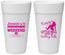 Personalized Bachelorette 24 oz Foam Cups - Raising A Little Hell | 60105
