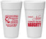 Personalized Bachelorette 24 oz Foam Cups - Nice Tonight Naughty | 60112