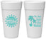 Personalized Bachelorette 24 oz Foam Cups - Sun Sand Drink Hand | 60114