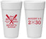 Personalized Bachelorette 24 oz Foam Cups - Last Swing Before Ring | 60127