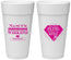Personalized Bachelorette 24 oz Foam Cups - Final Fling Before The Ring | 60129