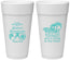 Personalized Bachelorette 24 oz Foam Cups - Sun Sand Drink Hand | 60134