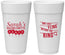 Personalized Bachelorette 24 oz Foam Cups - Last Fling Before Rings | 60140