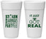 Personalized Bachelorette 24 oz Foam Cups - Just Got Real | 60141
