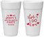 Personalized Bachelorette 24 oz Foam Cups - Brides I Do Crew | 60159