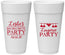 Personalized Bachelorette 24 oz Foam Cups - Lingerie Party | 60171