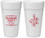 Personalized Bachelorette 24 oz Foam Cups - Flowers | 60174