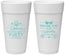 Personalized Bachelorette 24 oz Foam Cups - Beach | 60177
