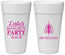 Personalized Bachelorette 24 oz Foam Cups - Lights | 60188
