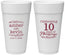 Personalized Anniversary 24 oz Foam Cups - 10 Years Of Marriage | 80000
