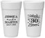 Personalized Anniversary 24 oz Foam Cups - Cheers To 30 Years | 80003