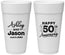 Personalized Anniversary 24 oz Foam Cups - 50th Wedding | 80007