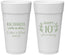Personalized Anniversary 24 oz Foam Cups - 10th Wedding | 80010