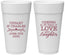 Personalized Anniversary 24 oz Foam Cups - Cheers To 45 Years | 80016
