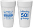 Personalized Anniversary 24 oz Foam Cups - 50 Years Of Marriage | 80017
