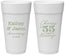 Personalized Anniversary 24 oz Foam Cups - Cheers To 55 Years | 80018