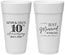 Personalized Anniversary 24 oz Foam Cups - 10 Years Down | 80020