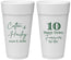 Personalized Anniversary 24 oz Foam Cups - Just Married 10 Years Ago | 80030