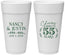 Personalized Anniversary 24 oz Foam Cups - Cheers To 55 Years | 80038