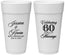 Personalized Anniversary 24 oz Foam Cups - 60 Years Of Marriage | 80039