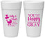 Personalized Baby Shower 24 oz Foam Cups - You Make Me Happy | 90010