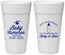 Personalized Baby Shower 24 oz Foam Cups - Booze Baby In Blue | 90015