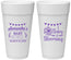Personalized Baby Shower 24 oz Foam Cups - Blooming | 90020
