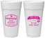 Personalized Baby Shower 24 oz Foam Cups - Little Lady On The Way | 90022