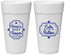 Personalized Baby Shower 24 oz Foam Cups - Cute Little Button | 90035