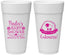 Personalized Baby Shower 24 oz Foam Cups - Lamb Cuteness | 90038