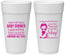 Personalized Baby Shower 24 oz Foam Cups - Mermaid On Her Way | 90046