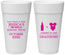 Personalized Baby Shower 24 oz Foam Cups - Due Date Almost Here | 90052