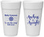 Personalized Baby Shower 24 oz Foam Cups - Nautical Anchors Aweigh | 90054
