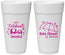 Personalized Baby Shower 24 oz Foam Cups - Elephant Lets Celebrate | 90058