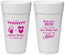 Personalized Baby Shower 24 oz Foam Cups - Raise Your Beer | 90065