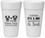 Personalized Baby Shower 24 oz Foam Cups - Twins Baby Cows | 90067